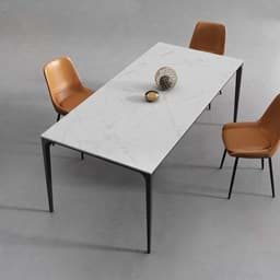 Picture of White Fish Belly Dining Table
